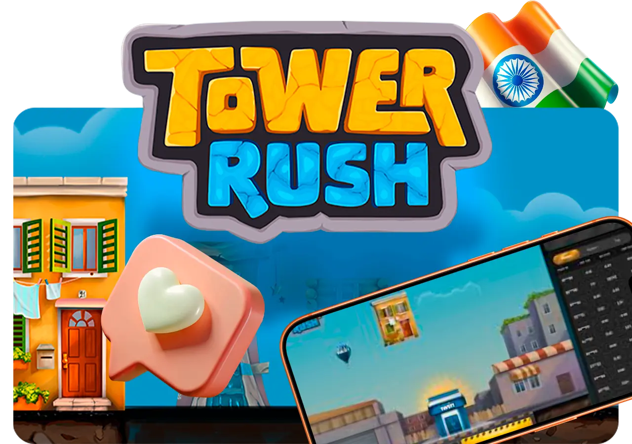 Tower Rush casino India real money